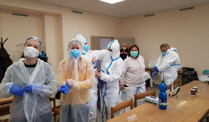 3. fotografia fotogalérie Testovanie COVID-19 - rok 2020