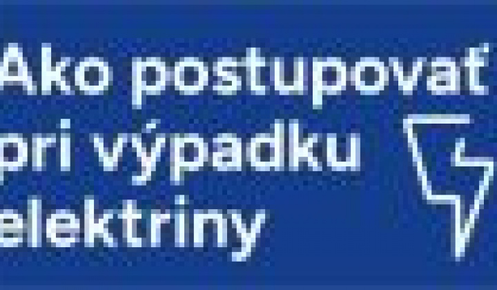 1. fotografia fotogalérie Ako postupovať pri výpadku elektrickej energie. - foto