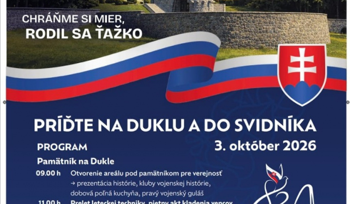Fotka - Príďte na Duklu a do Svidníka 3. október 2026