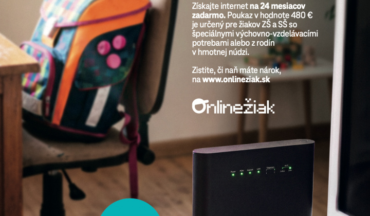 Fotka - Pripojte svoje dieťa do školského kolektívu a získajte internet na dva roky zadarmo od Slovak Telekom spolu s projektom Online žiak.