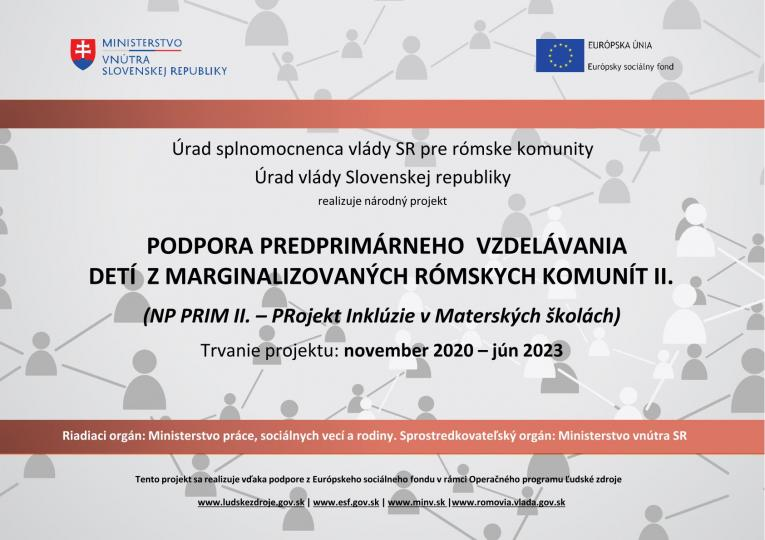 Fotka - Podpora predprimárneho vzdelávania detí z marginalizovaných rómskych komunít II