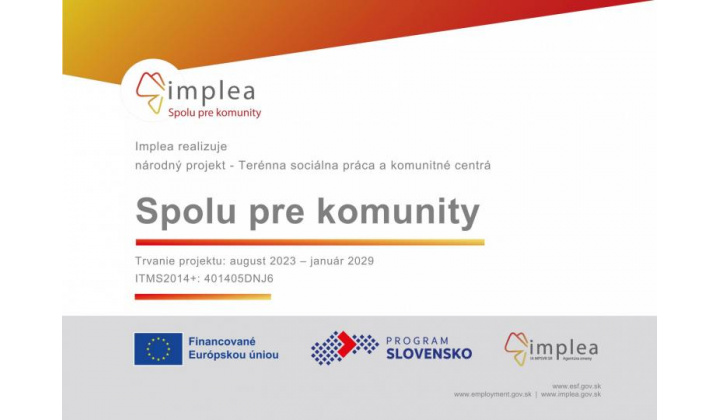 Fotka - Spolu pre komunity