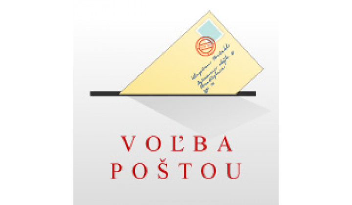 Fotka - Voľba poštou voličom, ktorý má trvalý pobyt na území Slovenskej republiky a v čase volieb sa zdržiava mimo jej územia